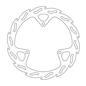 Tarcza hamulcowa przód do KTM SX 65, Husqvarna TC 65, GasGas MC 65 - MOTO-MASTER FLAME