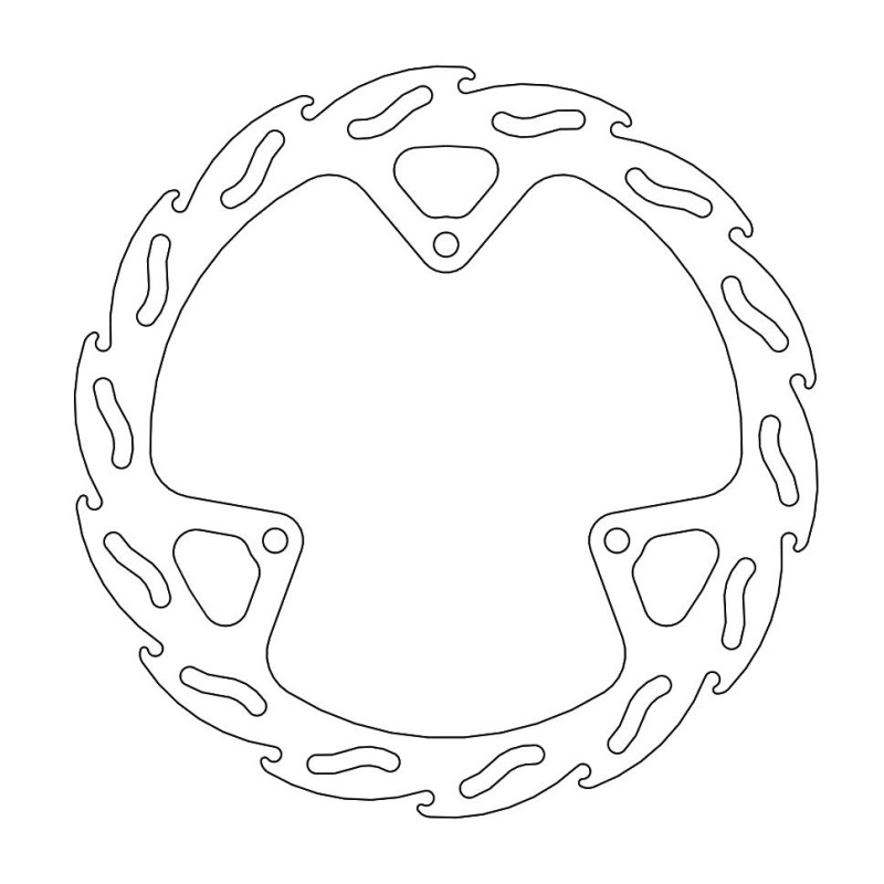 Tarcza hamulcowa przód do KTM SX 65, Husqvarna TC 65, GasGas MC 65 - MOTO-MASTER FLAME