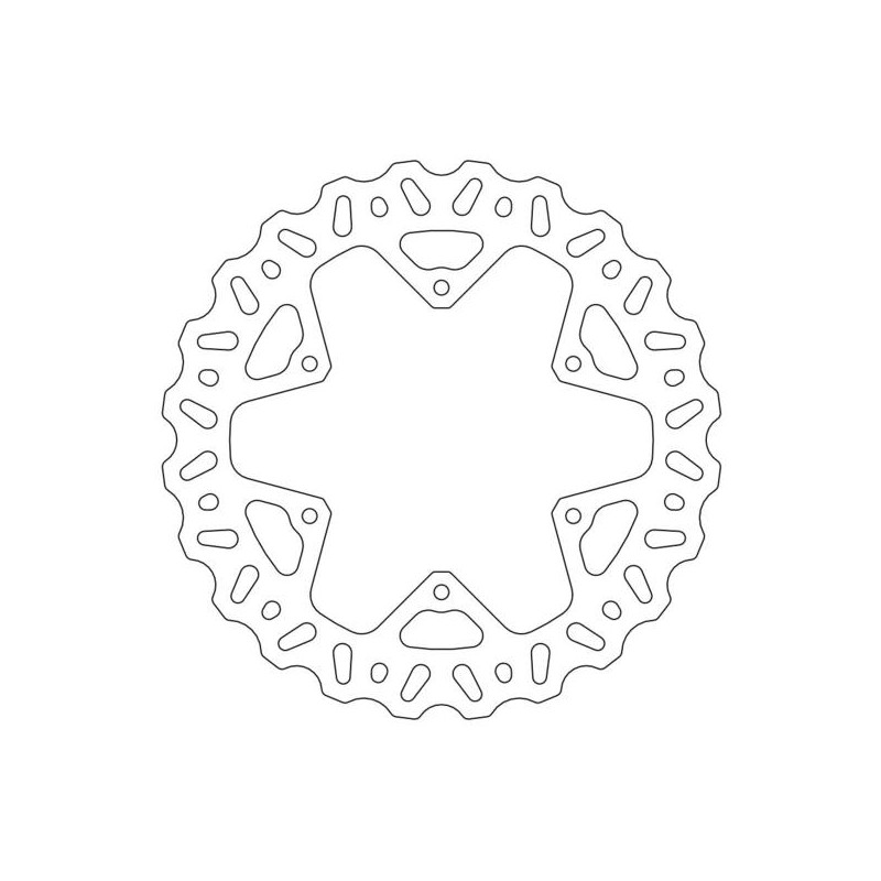 Tarcza hamulcowa tył Nitro Yamaha YZ/YZF 245mm - MOTO-MASTER