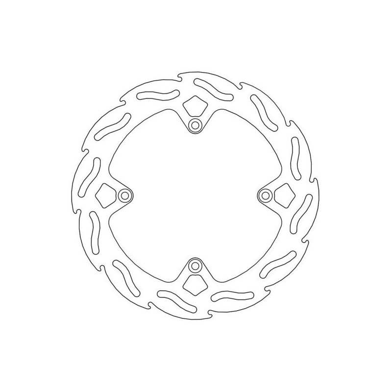 MOTO-MASTER TARCZA HAMULCOWA FLAME TYŁ 220MM KTM SX85 '11-'17, 250 FREERIDE '14-'17, 350 FREERIDE '12-'17 HUSQVARNA TC85