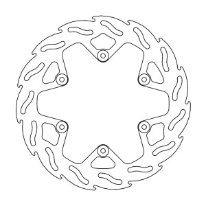 Tarcza hamulcowa tylna 245mm do Yamaha YZ/YZF 125/250/450 '16-, WRF 250 '17-'19, 450 '16-'18