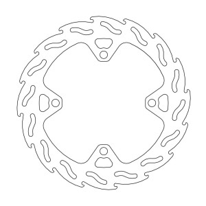 Tarcza hamulcowa tył do Kawasaki KX/KXF - 240mm, 4,4mm grubości