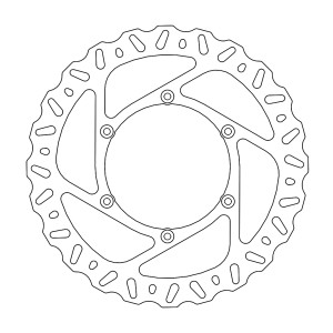 Tarcza hamulcowa przód Yamaha YZ/YZF 125/250/450 '16-, WR 250 '17-'19, 450 '16-'18 - MOTO-MASTER 270mm