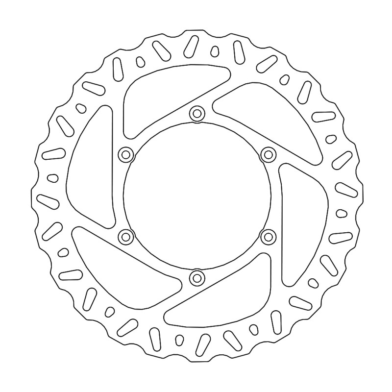Tarcza hamulcowa przód Yamaha YZ/YZF 125/250/450 '16-, WR 250 '17-'19, 450 '16-'18 - MOTO-MASTER 270mm