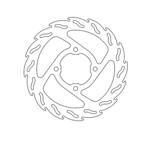 Tarcza hamulcowa tył do KTM SX 65, Husqvarna TC 65, GasGas MC 65 - MOTO-MASTER Flame