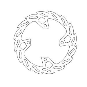 Tarcza hamulcowa tył Bimota BX 450 '23, Kawasaki KX 250 '20, KX 450 '19 (grubość 4.4mm)