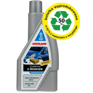 Szampon z woskiem Autoland 0,95L - skuteczne mycie i ochrona lakieru