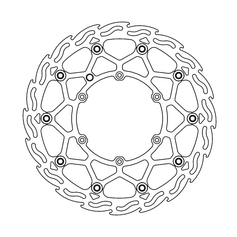 Tarcza pływająca przód 320mm do KTM, Husqvarna, Husaberg - Moto-Master