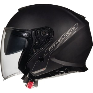 Kask otwarty Jet Blendą Thunder 3 SV Jet Solid Matt Black - Czarny Mat - Rozmiar S