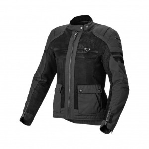 Wyprzedaż Kurtka Damska Fluent Ladies Motorcycle Jacket Black - Rozmiar L