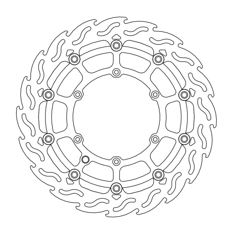 Tarcza hamulcowa pływająca 320mm do supermoto KTM/Husqvarna/Husaberg