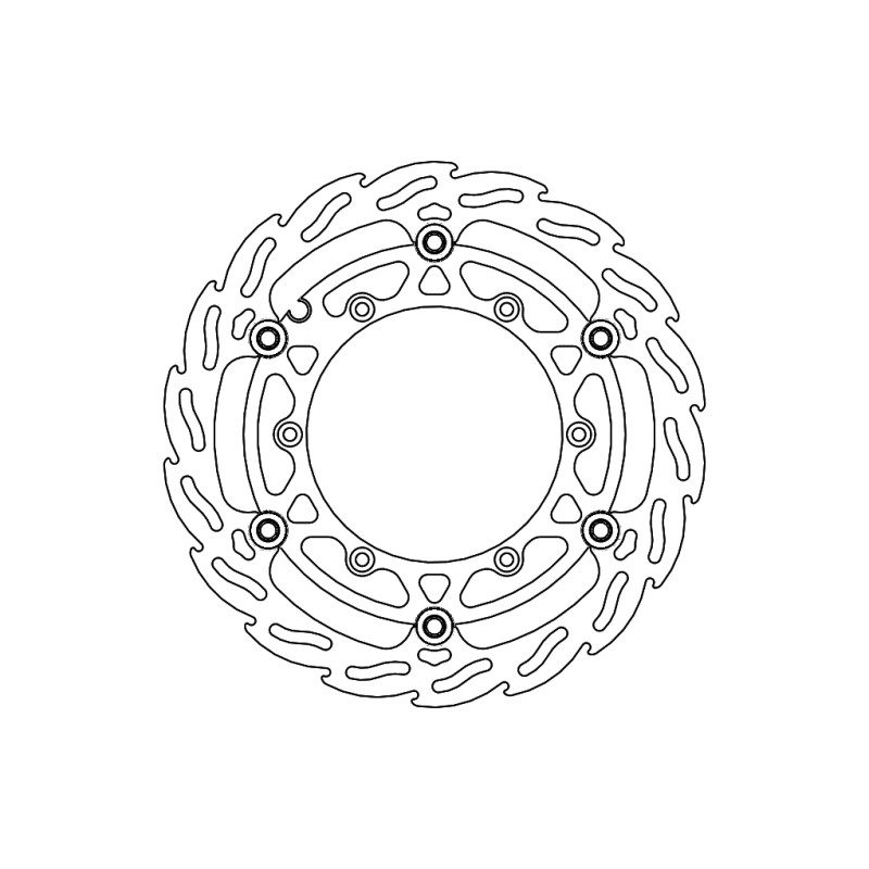 Tarcza pływająca przód 270mm Flame do BETA 250/300/350/390/400/430/450/480/498/500 RR '13