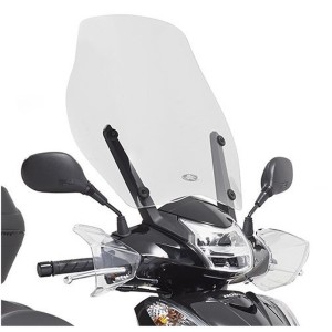 KAPPA SZYBA HONDA SH MODE 125 (13-20) 43 X 46 CM PRZEZROCZYSTA - MOCOWANIE A1125AK