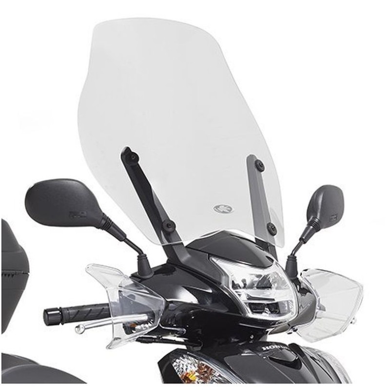 KAPPA SZYBA HONDA SH MODE 125 (13-20) 43 X 46 CM PRZEZROCZYSTA - MOCOWANIE A1125AK