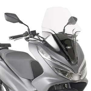 KAPPA SZYBA HONDA PCX 125 (18-19) 60,5 X 43,5 CM PRZEZROCZYSTA - MOCOWANIE D1163KITK