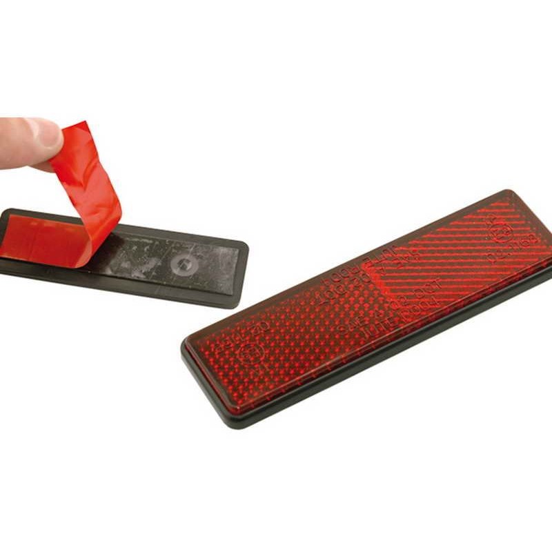 V PARTS (VICMA) Światło Odblaskowe Prostokątne Samoprzylepne (z Klejem) Kolor Czerwony (11418)