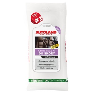 Chusteczki do skóry AUTOLAND (25 szt) - Najlepsza pielęgnacja dla Twojej skóry