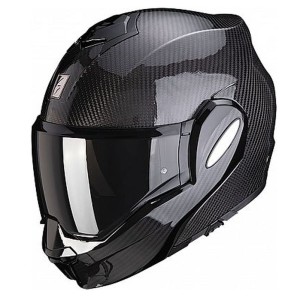 SCORPION KASK SZCZĘKOWY EXO-TECH CARBON SOLID BLACK KARBON XL