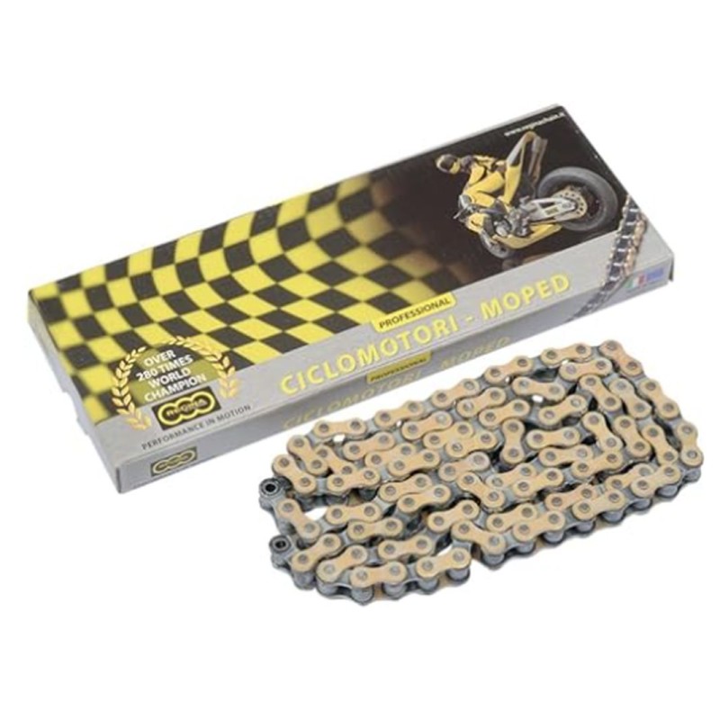 REGINA ŁAŃCUCH NAPĘDOWY 420OROY (130 OGNIW) STREET DO 110 CCM ZŁOTY