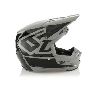 6D HELMETS KASK CROSS/ENDURO MODEL ATR-3 HEX GLOSS BLACK KOLOR CZARNY/SZARY ROZMIAR L (58 - 59 CM)