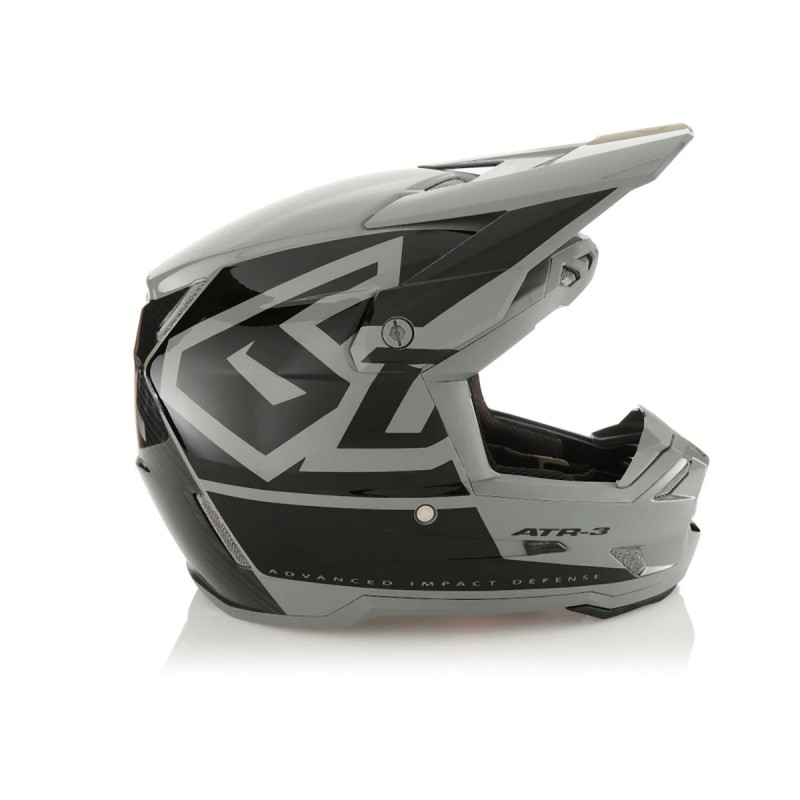 6D HELMETS KASK CROSS/ENDURO MODEL ATR-3 HEX GLOSS BLACK KOLOR CZARNY/SZARY ROZMIAR L (58 - 59 CM)