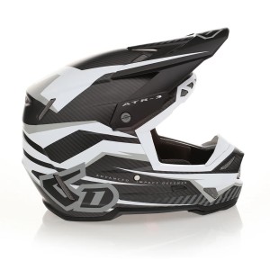 6D HELMETS KASK CROSS/ENDURO MODEL ATR-3 RIVAL MATTE WHITE FIM KOLOR BIAŁY ROZMIAR L