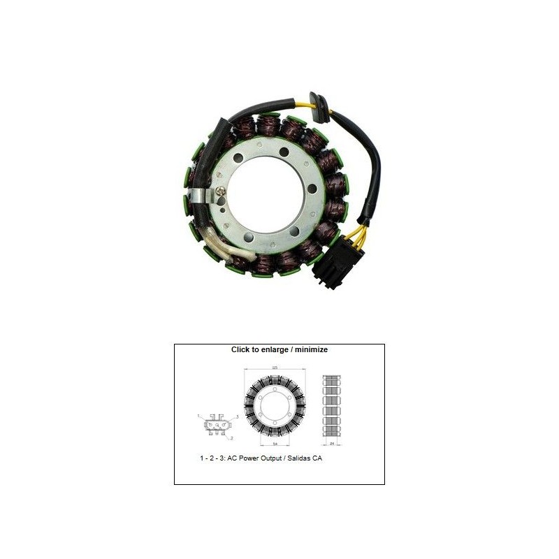 Dze Uzwojenie Alternatora Stator do BMW F 650GS, F 700GS, F 800R, F 800ST, F 800GT