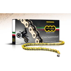 REGINA ŁAŃCUCH NAPĘDOWY 520RX3 (112-OGNIW) MOTOCROSS DO 500 CCM OFF ROAD ZŁOTY