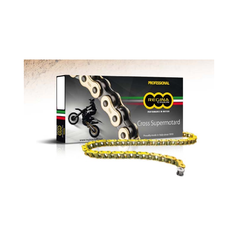 REGINA ŁAŃCUCH NAPĘDOWY 520RX3 (112-OGNIW) MOTOCROSS DO 500 CCM OFF ROAD ZŁOTY