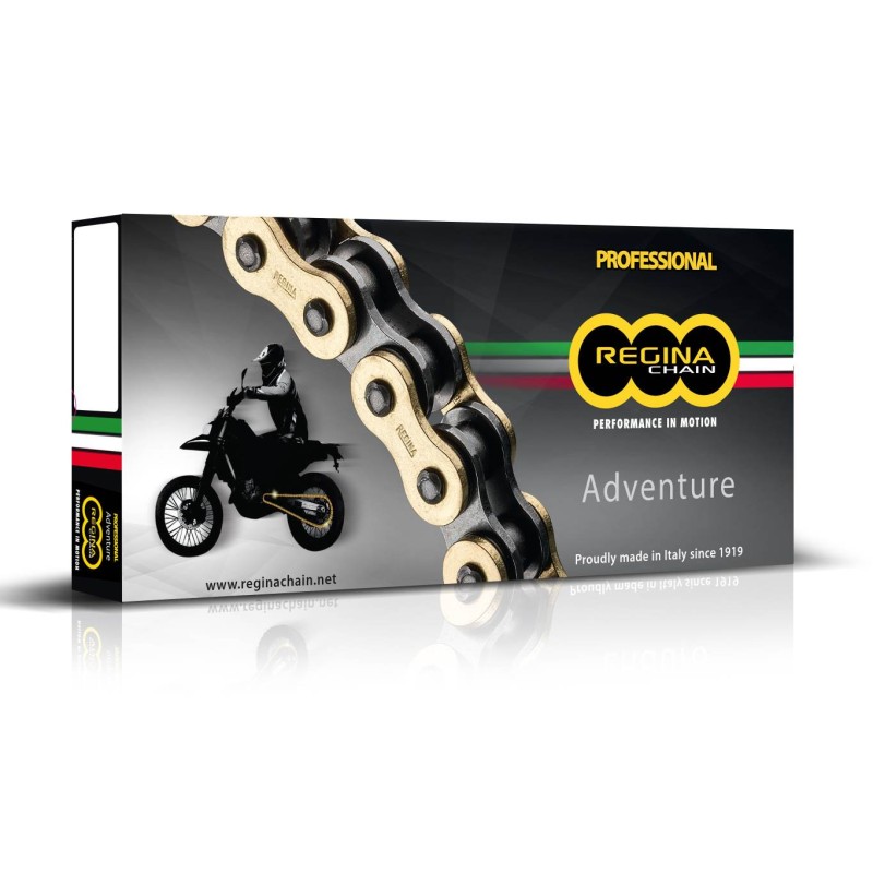 REGINA ŁAŃCUCH NAPĘDOWY 520ZRE (120 OGNIW) Z-RING ENDURO DO 650CCM (ZŁOTY)