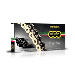 Łańcuch napędowy REGINA 525ZRP (120 ogniw) Z-RING do 1300 ccm - złoty