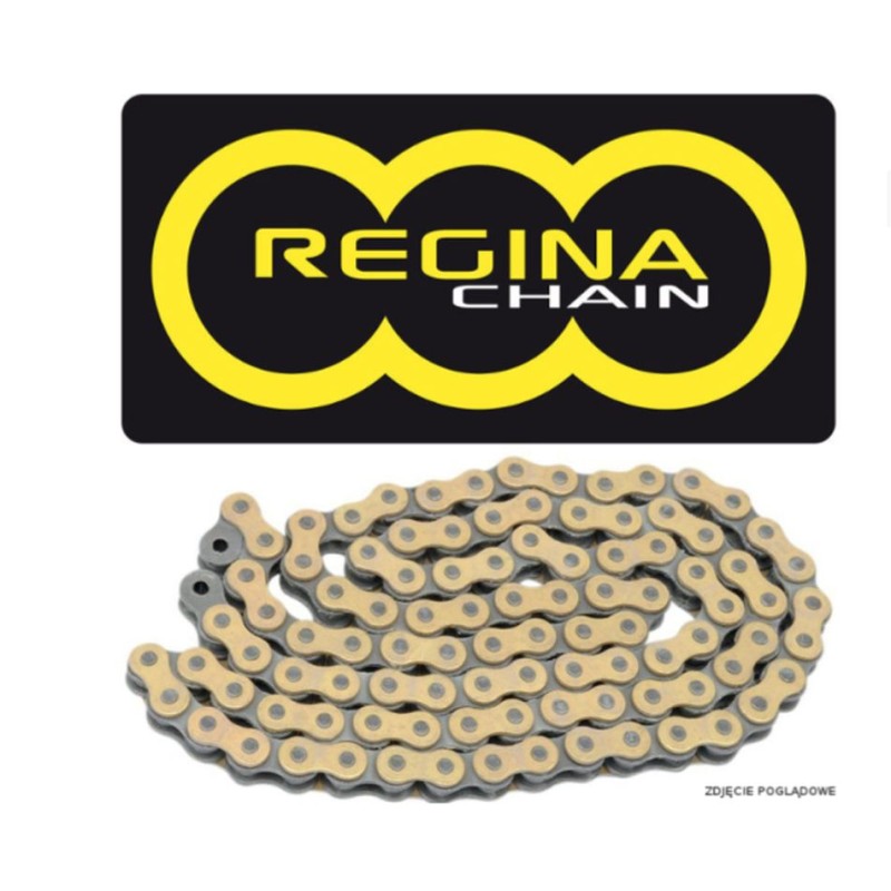 REGINA ŁAŃCUCH NAPĘDOWY 525ZRT (108 OGNIW) Z-RING TOURING-STREET DO 900 CCM ZŁOTY
