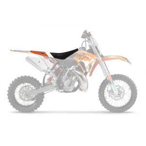 Pokrowiec / Poszycie na siedzenie KTM SX 65 '09-'15 Dream 4 kolor czarny pomarańczowy biały