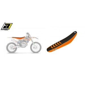 Pokrowiec na siedzenie KTM SX/SXF/EXC 19-22 Double Grip Pomarańczowy Czarny