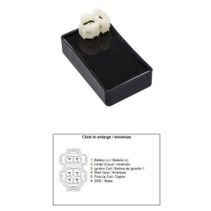 DZE Moduł Zapłonu CDI Honda NX 500 Dominator \'88-\'99; NX 650 Dominator \'88-\'99; XR 650L \'93-\'20 (30410-MN9-000)