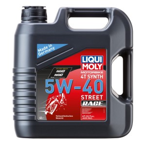 LIQUI MOLY OLEJ SILNIKOWY MOTORBIKE 4T SYNTETYCZNY 5W40 RACE 4L - Najwyższa jakość dla Twojego motocykla!