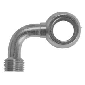 FREN TUBO KOŃCÓWKA PRZEWODU HAMULCOWEGO HOMOLOGOWANA - Chromowana, średnica 10mm (90° w bok)