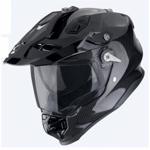 SCORPION KASK DUAL ENDURO / ADVENTURE ADF-9000 CARBON AIR SOLID KOLOR KARBON ROZMIAR M