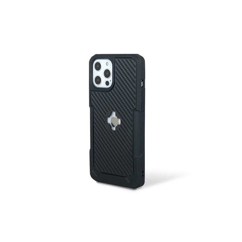 Cube Wyprzedaż X-Guard Etui na Telefon do iPhone 12 Pro Max Kolor Czarny / Karbon