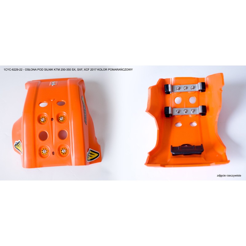 Osłona pod silnik CYCRA WYPRZEDAŻ Full Armor Skid Plate KTM SXF/SX-F/XCF/XC-F/EXC/EXC-F 250-350 '16-'18
