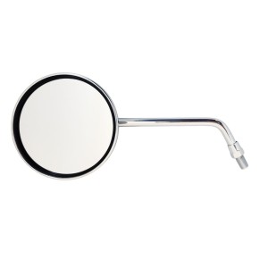 EMGO 2025/02 LUSTERKO TRIUMPH (CLASSIC) CHROMOWANE PRAWE / LEWE (GWINT 10MM) (HOMOLOGACJA)