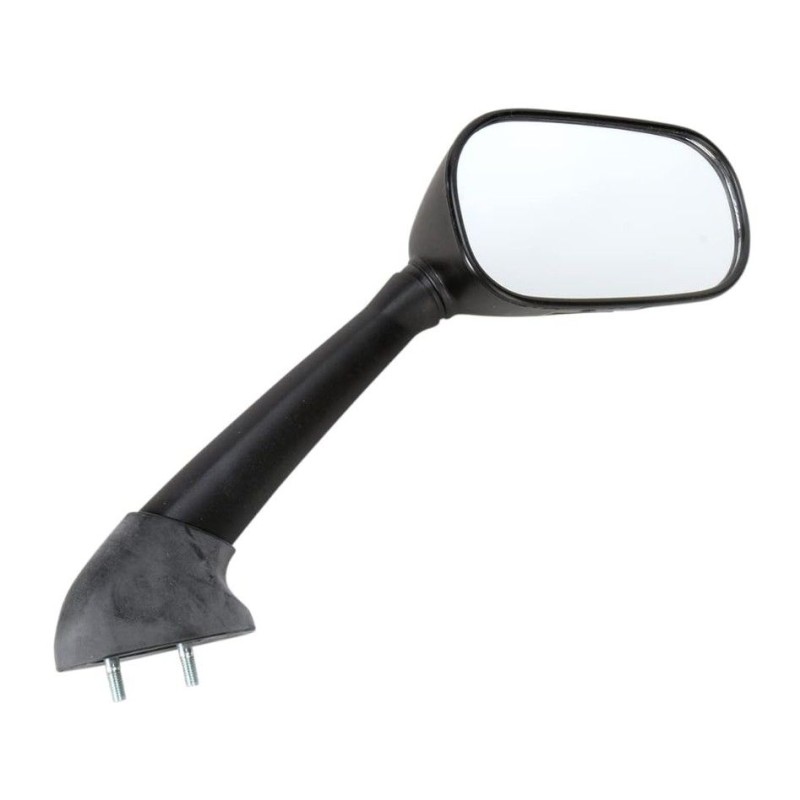 EMGO 2025/02 LUSTERKO YAMAHA FZ6 S '07-'09 PRAWE (OEM: 4S8-26290-00-00) KOLOR CZARNY (WZÓR ORYGINAŁU) (HOMOLOGACJA)