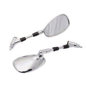 Lusterko EMGO 2025/02 do Suzuki SFV 650 Gladius '09, GSX 1300 B-King '08-'09 LEWE (OEM: 56600-41F40) CHROMOWANE