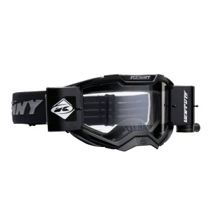 Okulary KENNY RACING GOGLE ROLL-OFF MODEL VENTURY CZARNY PRZEŻROCZYSTA