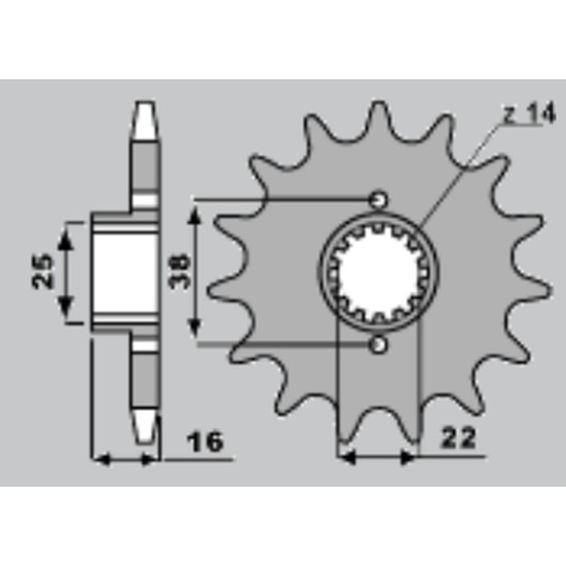 Wyprzedaż Zębatka Przednia 2050 15 Ducati 916/944/996 1000SS