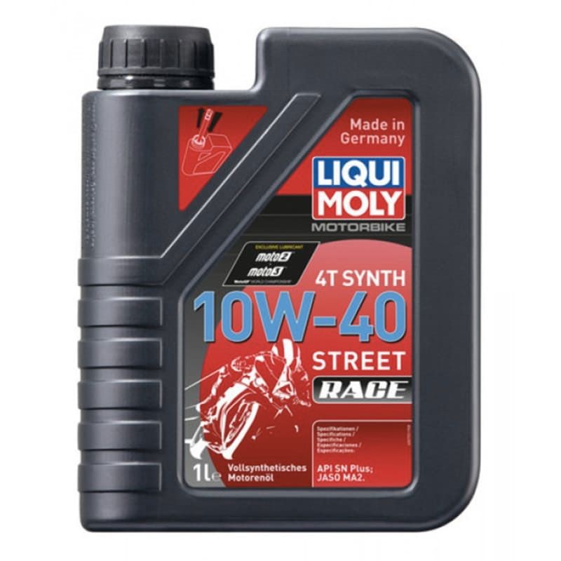 LIQUI MOLY MOTORBIKE OLEJ SILNIKOWY 4T SYNTH 10W-40 STREET RACE 1L