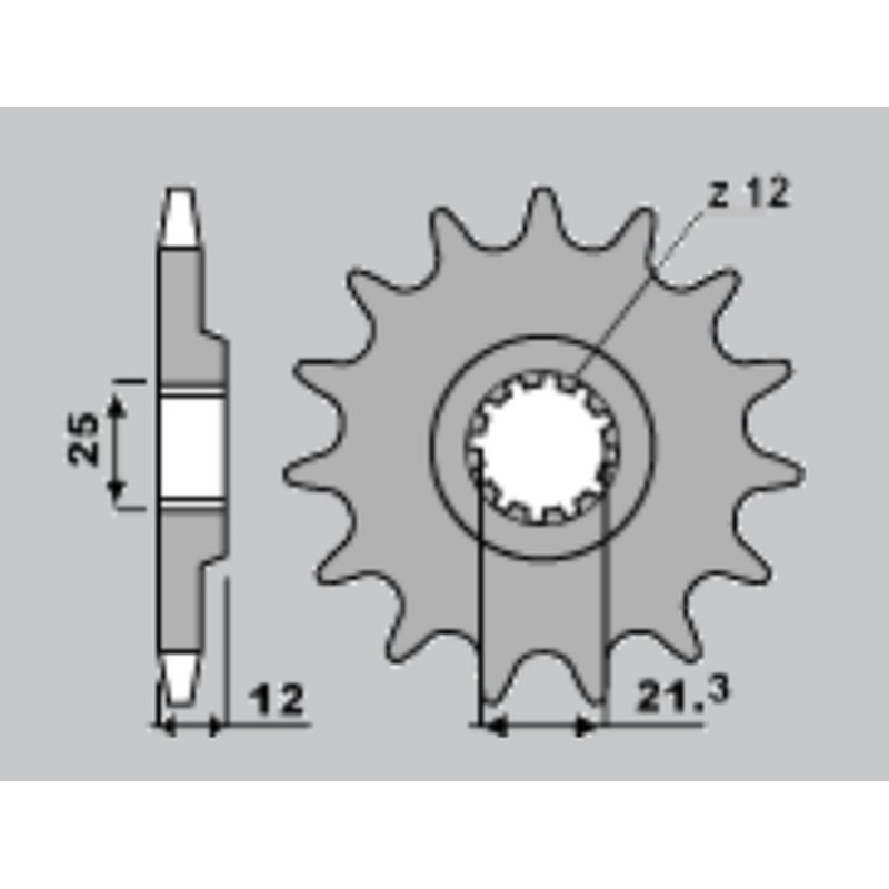 GROSSKOPF WYPRZEDAŻ ZĘBATKA PRZEDNIA 2092 13 VOR 450/530/570 '02-
