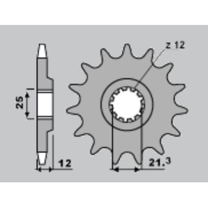 GROSSKOPF WYPRZEDAŻ ZĘBATKA PRZEDNIA 2092 14 VOR 450/530/570 '02-