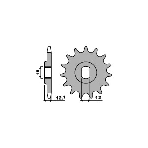 PBR ZĘBATKA PRZEDNIA 2105 9 18NC (BETA REV50/80)