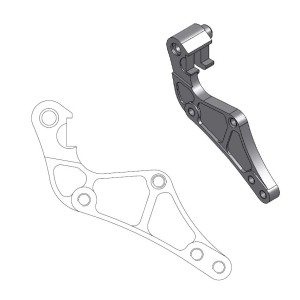 Adapter oversize 320 mm do zacisku OEM - KTM,HUSABERG,HUSQVARNA